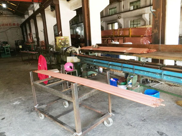 銅管翅片加工、調直設備