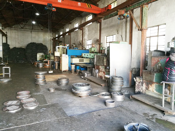 數控機床管板加工區